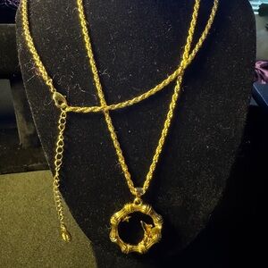 Elegant Gold tinker-bell kidada Necklace with Pendant